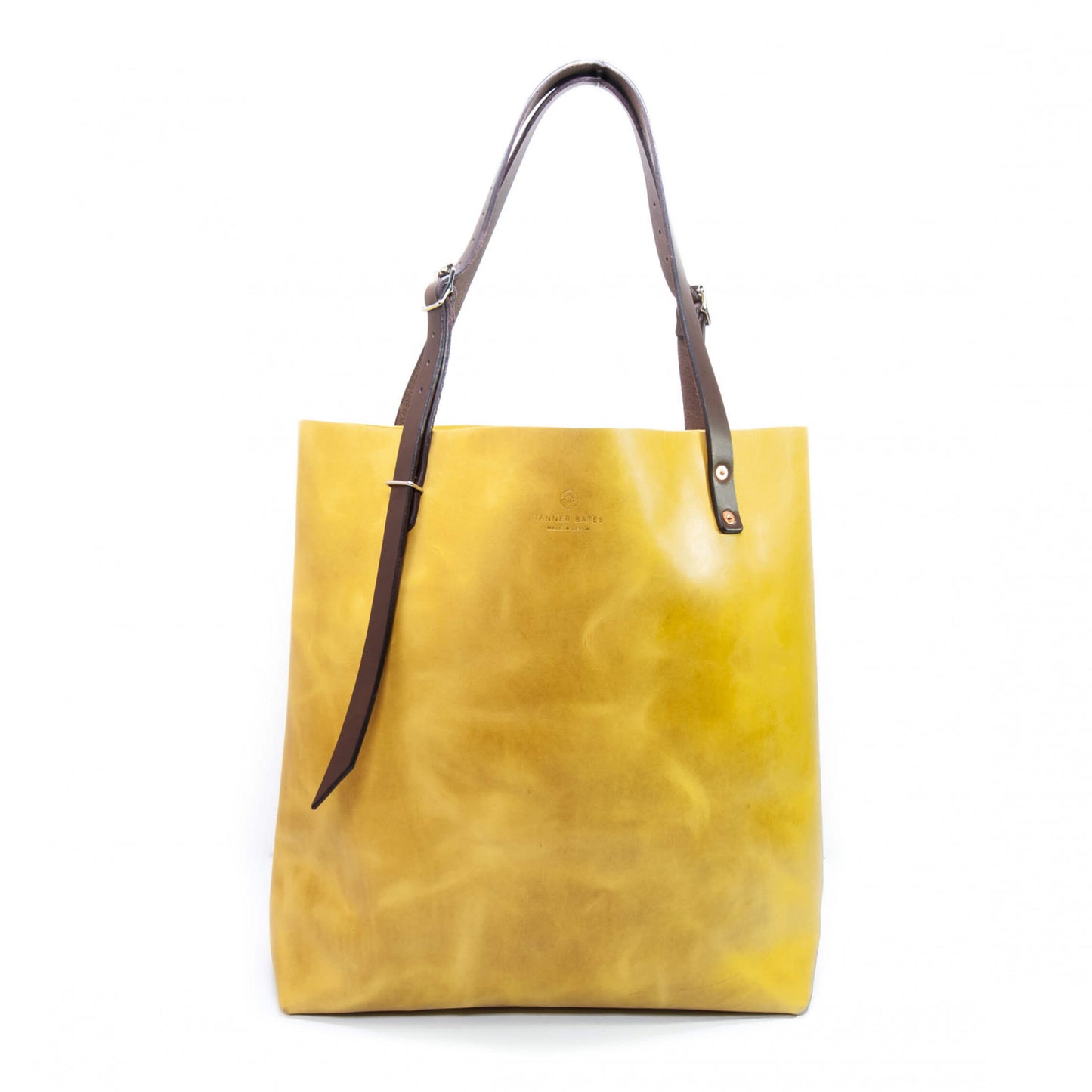 Product image for Herring Vixen Tote Bag in yellow waxy calf