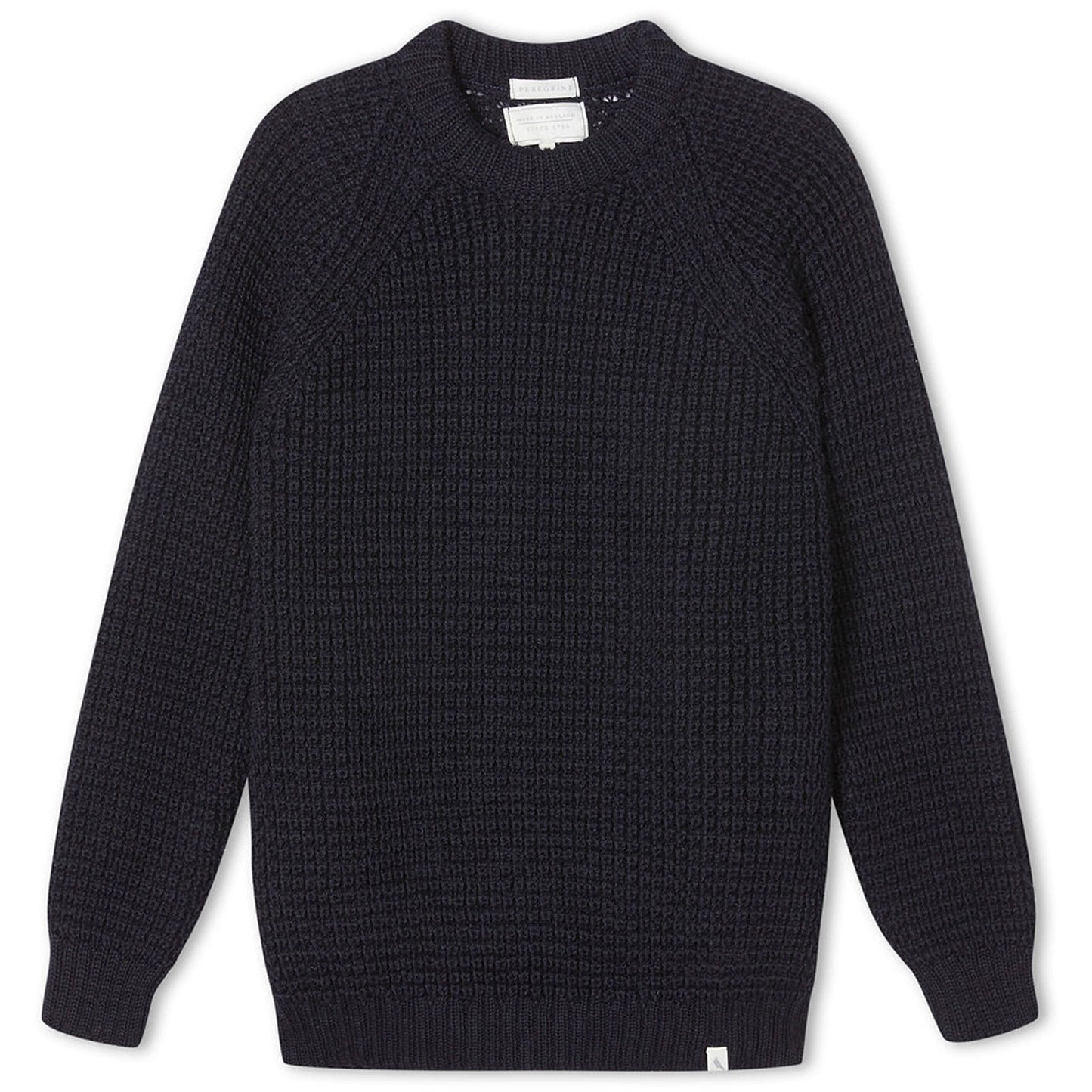 Product image for Herring Waffle Jumper by Peregrine in navy