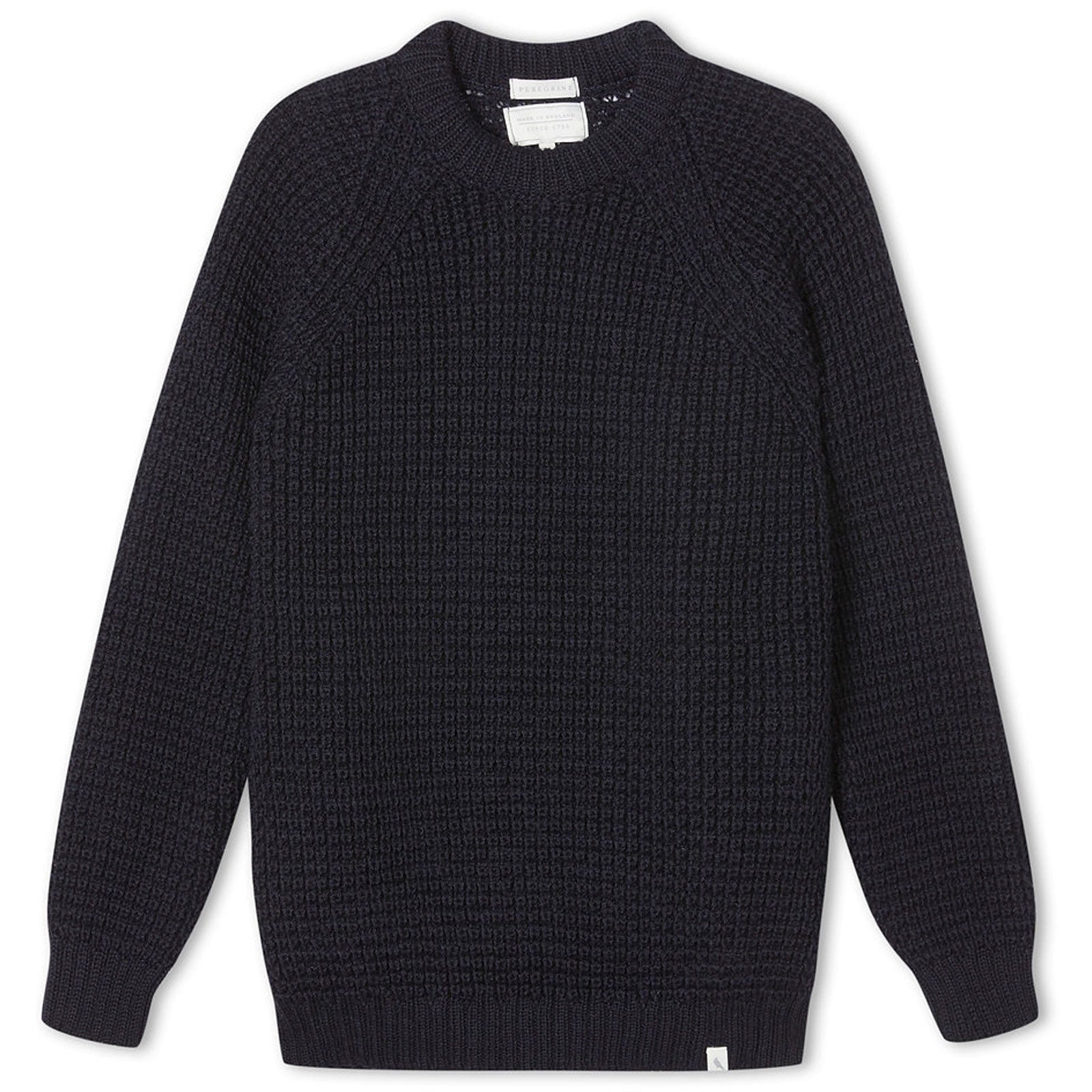 Product image for Herring Waffle Jumper by Peregrine in navy