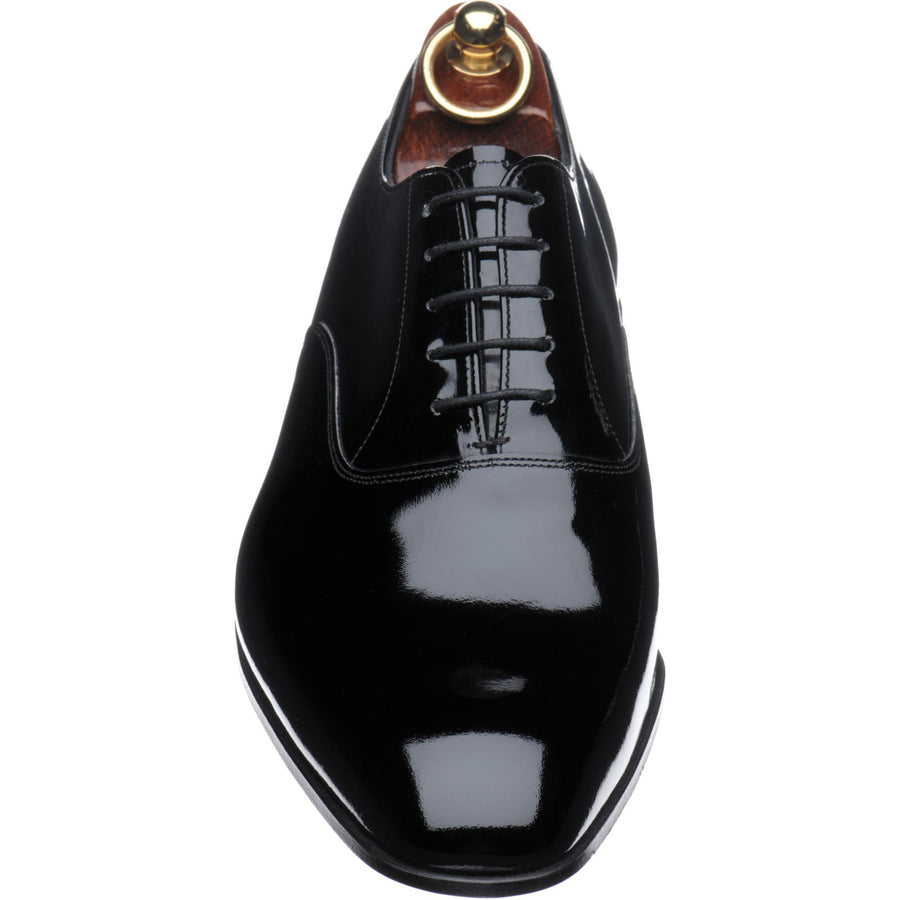 Product image for Herring Waltz II mens Oxfords in black patent