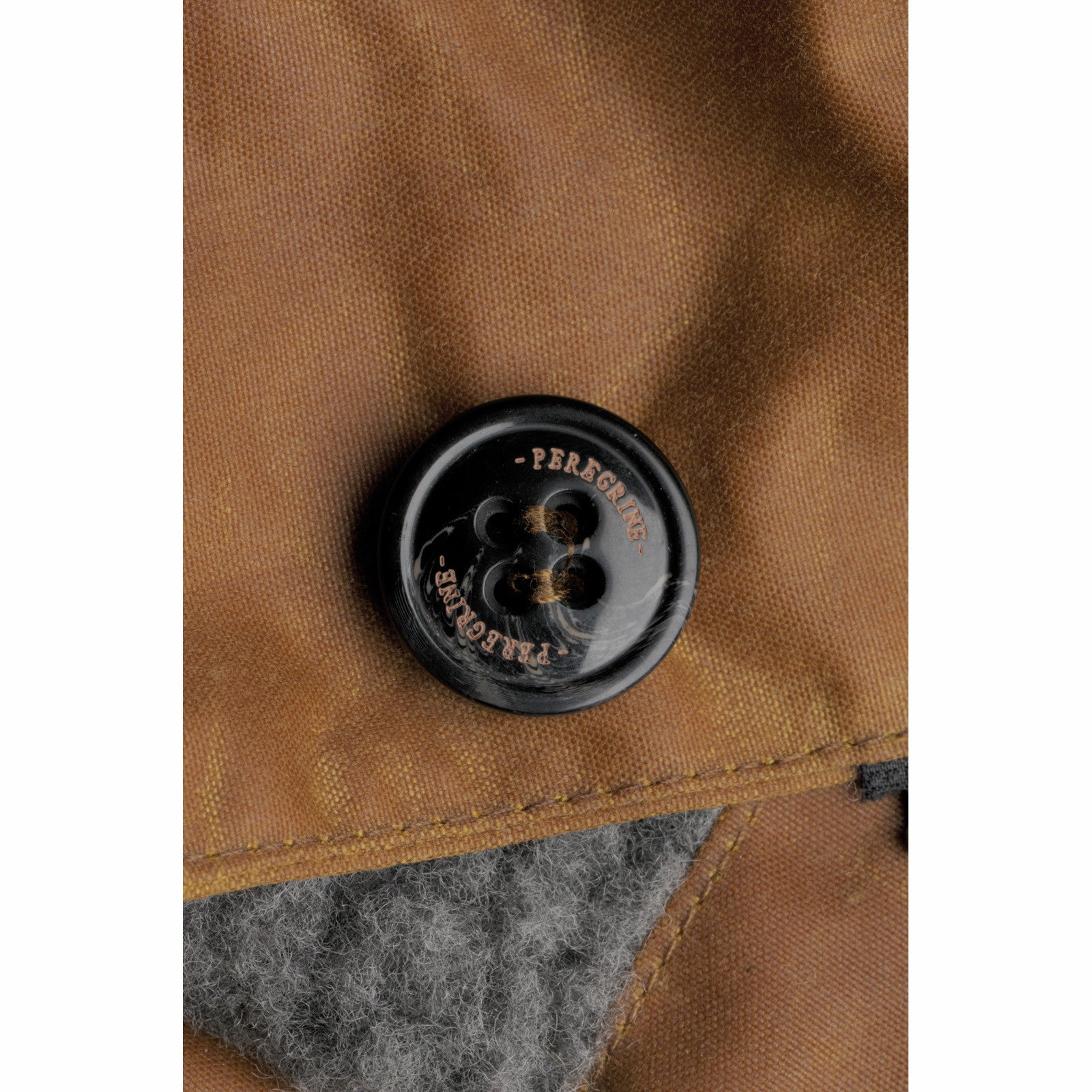 Product image for Herring Warm Lined Teddy Jacket by Peregrine in mustard