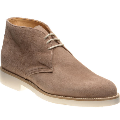 Product image for Herring Warren mens rubber-soled desert boots in taupe suede
