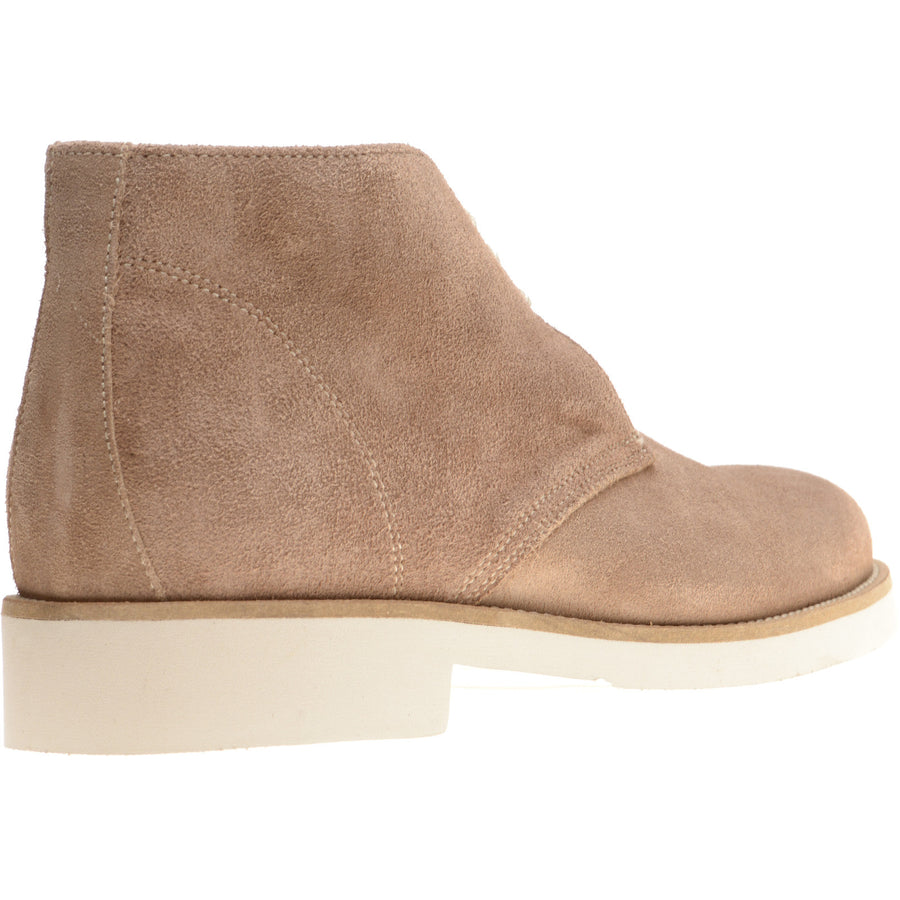 Product image for Herring Warren mens rubber-soled desert boots in taupe suede