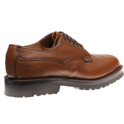 Product image for Herring Wasdale II mens rubber-soled Derby shoes in cognac horween