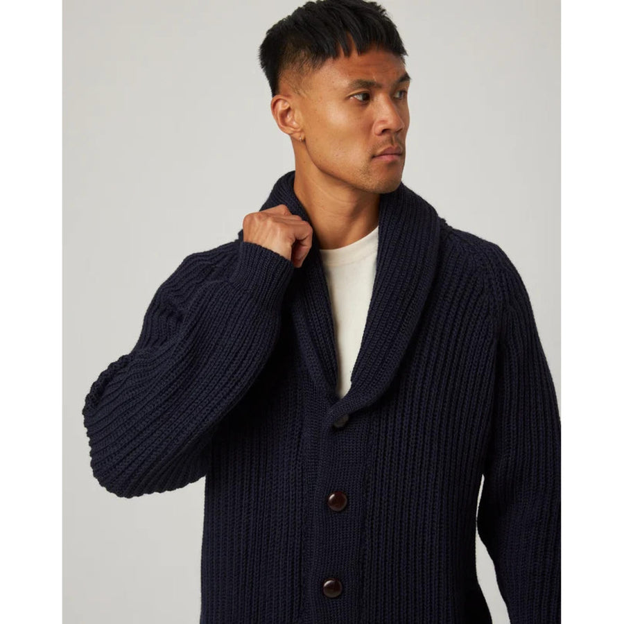 Product image for Herring Wilkinson Cardigan by Peregrine in navy