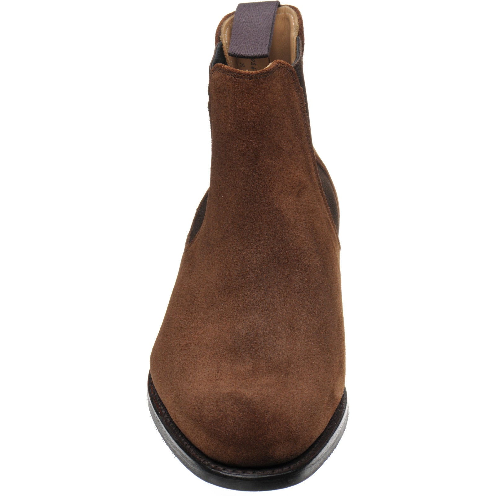 Product image for Herring Wilson Rubber mens rubber-soled Chelsea boots in snuff suede