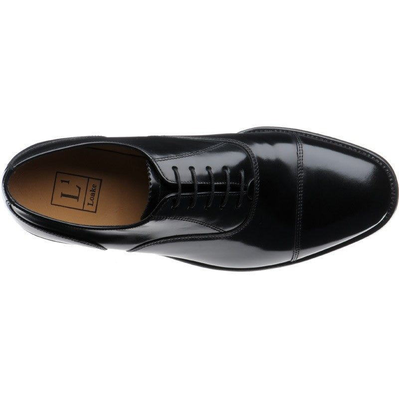 Product image for Loake 200 mens Oxfords in black polished (second)
