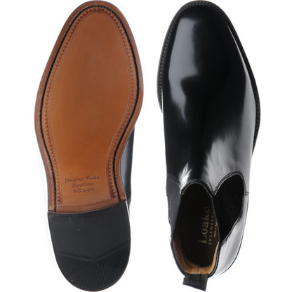 Product image for Loake 290 mens Chelsea boots in black polished