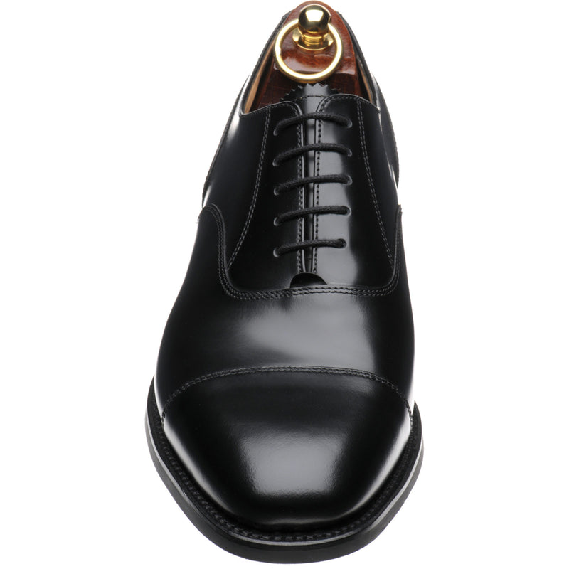 Product image for Loake 300 mens rubber-soled Oxfords in black polished (second)