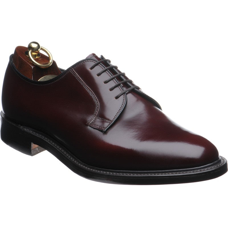 Product image for Loake 771 mens Derby shoes in burgundy polished (second)
