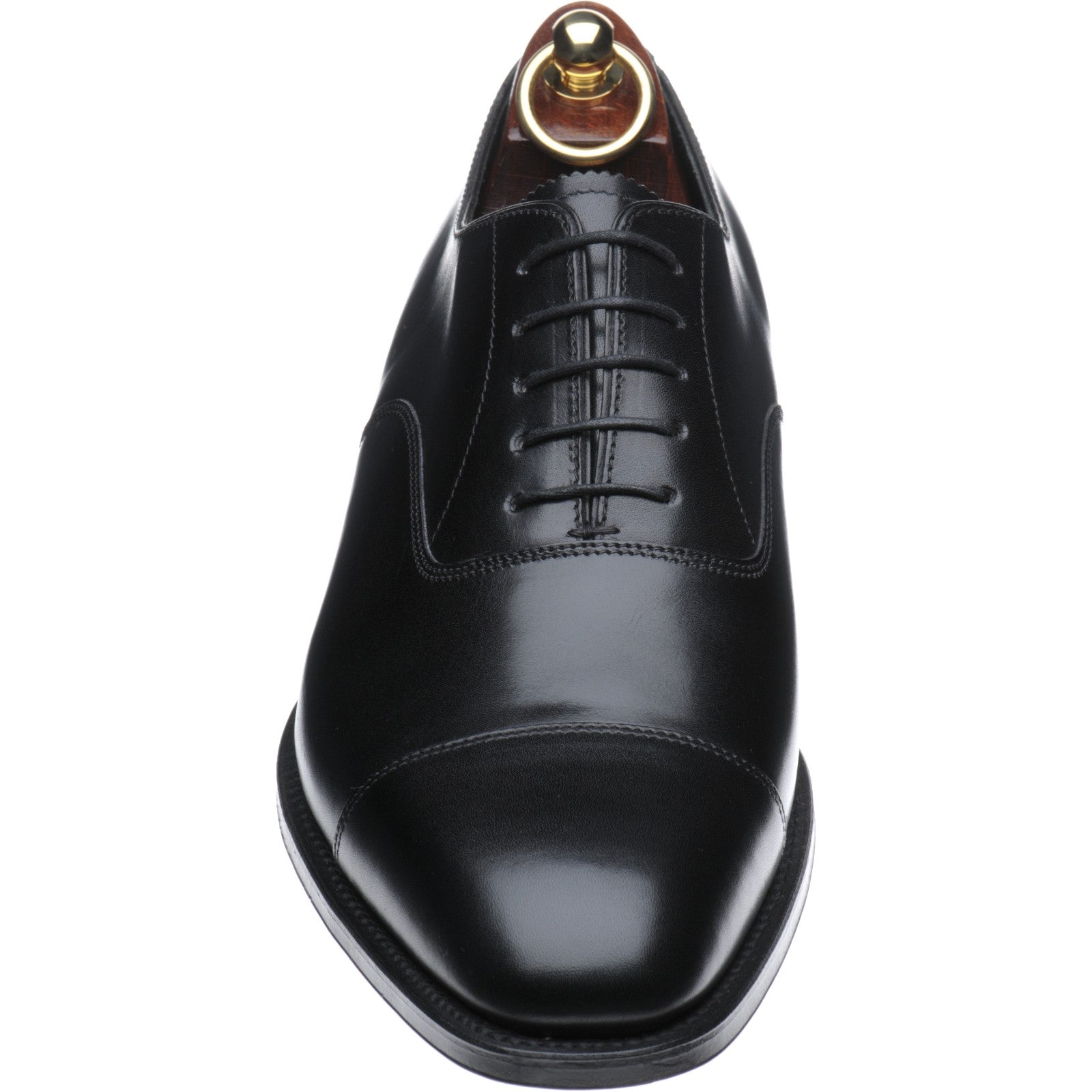 Loake Aldwych mens Oxfords in black calf – Herring Shoes