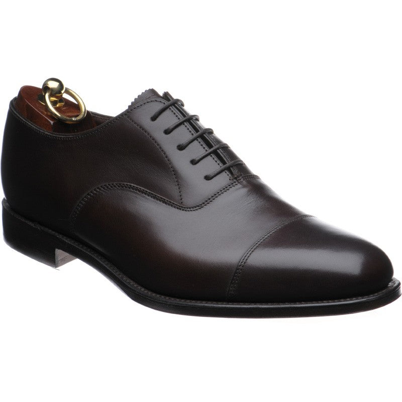 Product image for Loake Aldwych mens Oxfords in dark brown calf (second)