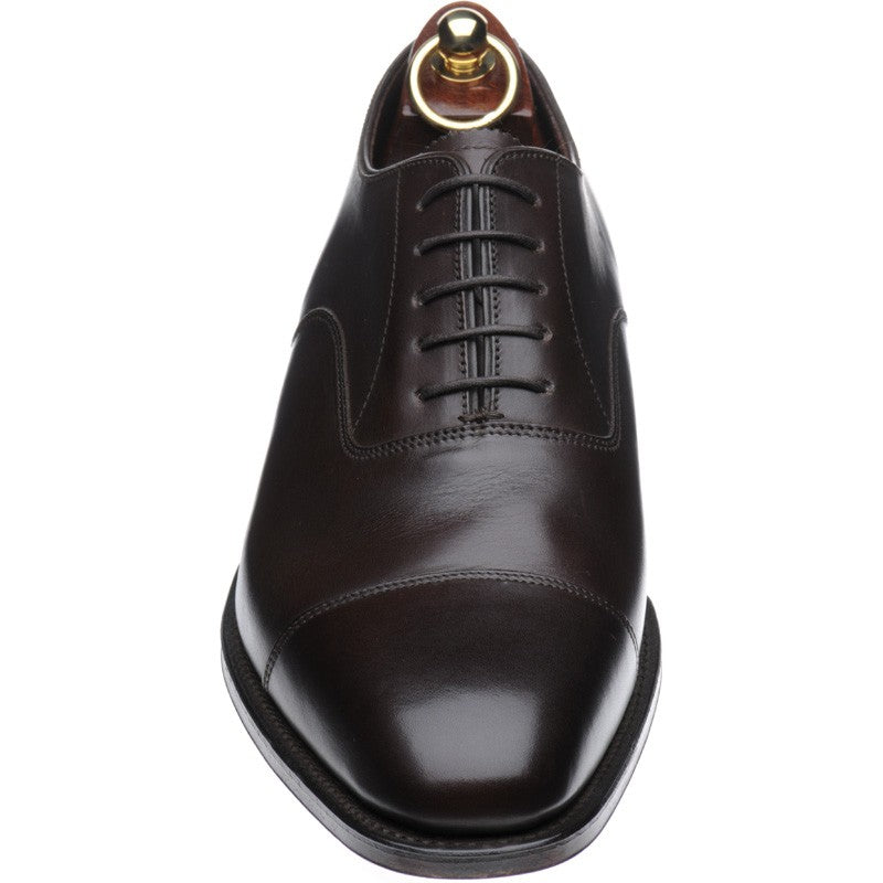 Product image for Loake Aldwych mens Oxfords in dark brown calf (second)