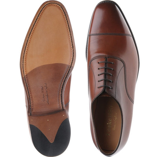 Product image for Loake Aldwych mens Oxfords in mahogany calf (second)