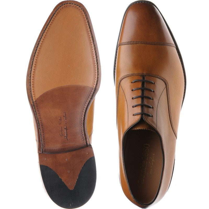 Product image for Loake Aldwych mens Oxfords in tan calf