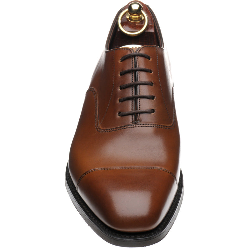Product image for Loake Aldwych R mens rubber-soled Oxfords in brown calf