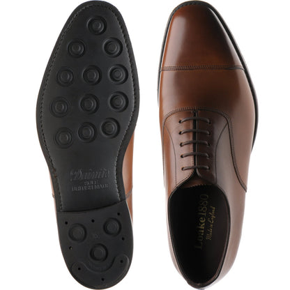 Product image for Loake Aldwych R mens rubber-soled Oxfords in brown calf (second)
