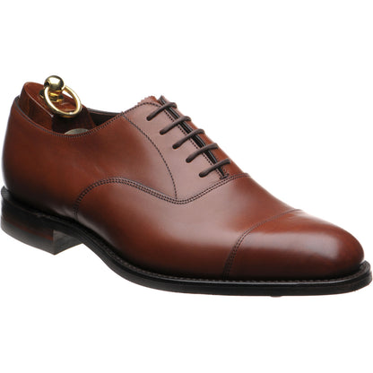 Product image for Loake Aldwych R mens rubber-soled Oxfords in mahogany calf (second)