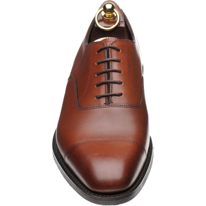 Product image for Loake Aldwych R mens rubber-soled Oxfords in mahogany calf (second)