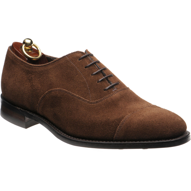 Product image for Loake Aldwych R mens rubber-soled Oxfords in polo suede