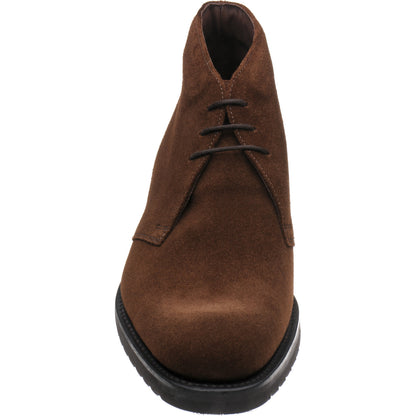Product image for Loake Altman mens rubber-soled boots in brown suede