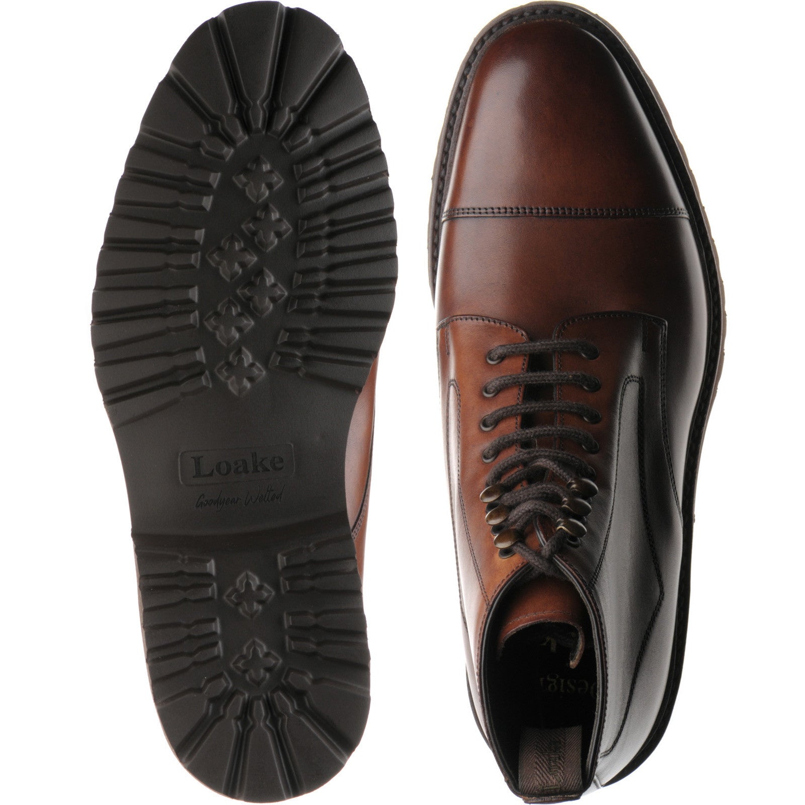 Product image for Loake Aquarius in cedar calf