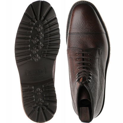 Product image for Loake Aquarius in dark brown grain