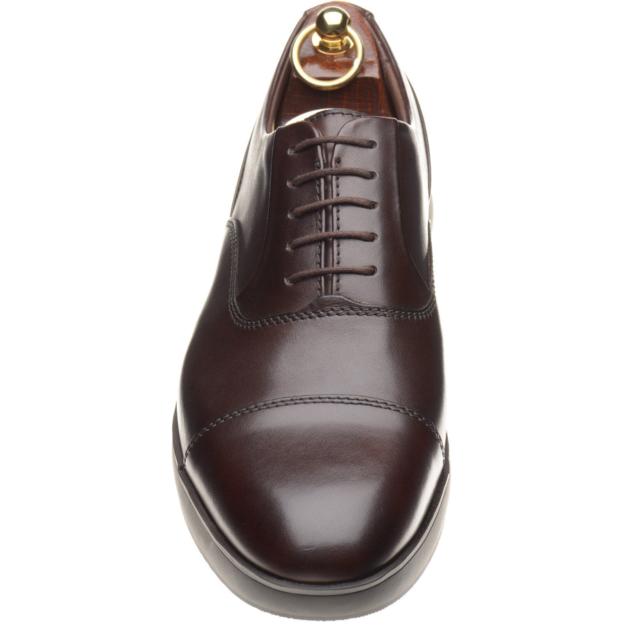 Product image for Loake Armstrong mens rubber-soled Oxfords in brown calf