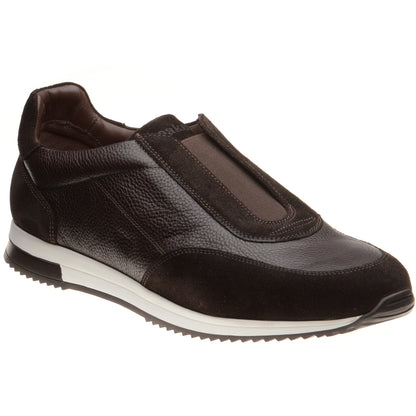 Product image for Loake Ballantyne mens rubber-soled in brown suede and brown grain (second)