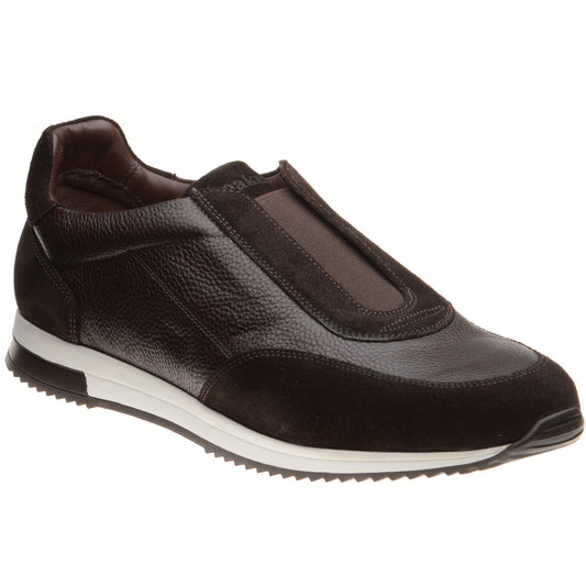 Product image for Loake Ballantyne mens rubber-soled in brown suede and brown grain (second)