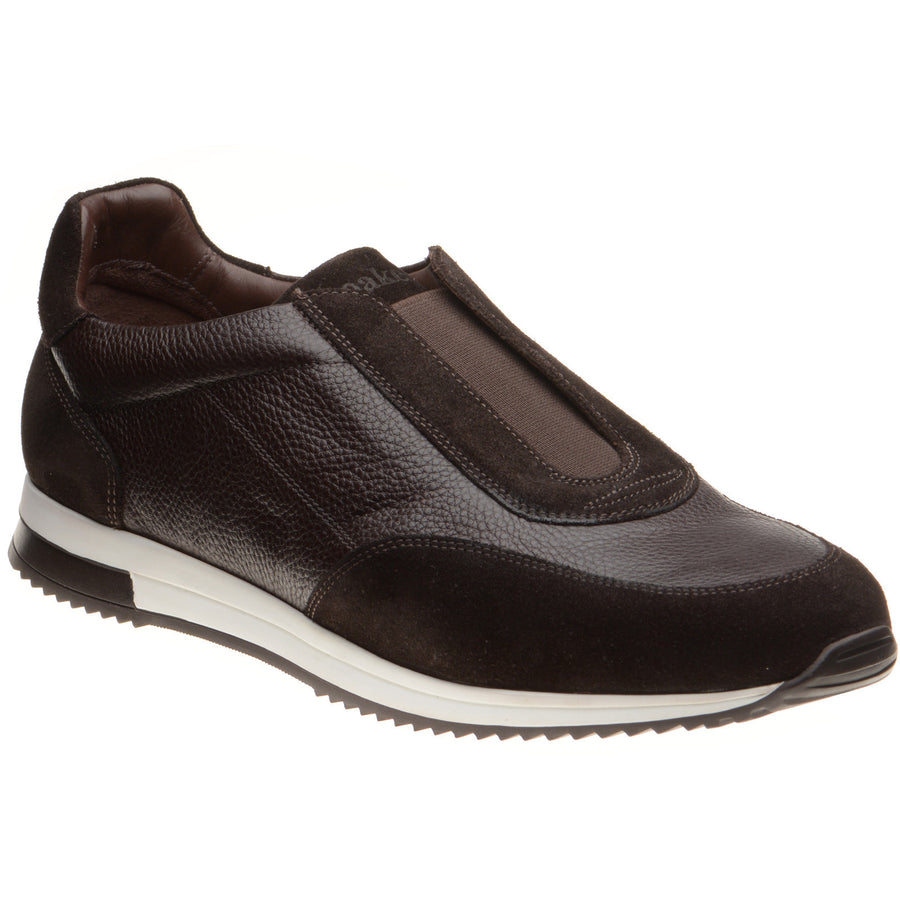 Product image for Loake Ballantyne mens rubber-soled in brown suede and brown grain (second)