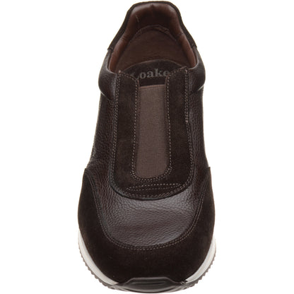 Product image for Loake Ballantyne mens rubber-soled in brown suede and brown grain (second)