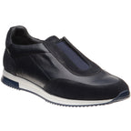 Navy Suede and Navy Grain