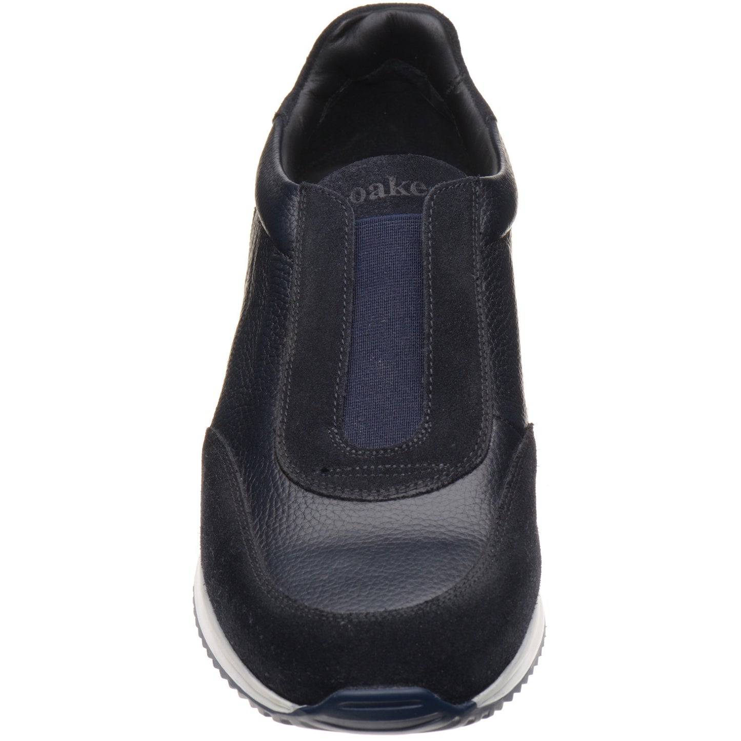 Product image for Loake Ballantyne mens rubber-soled in navy suede and navy grain (second)