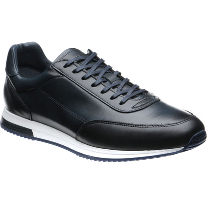 Product image for Loake Bannister mens rubber-soled in navy calf (second)