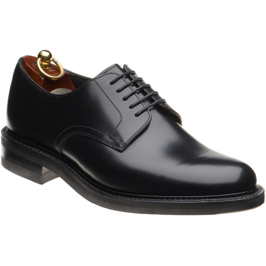 Product image for Loake Barbican mens rubber-soled in black polished
