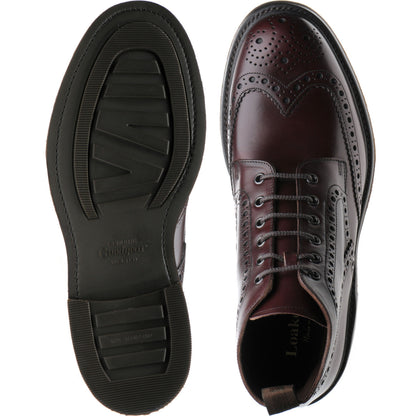Product image for Loake Bedale in burgundy chromexcel