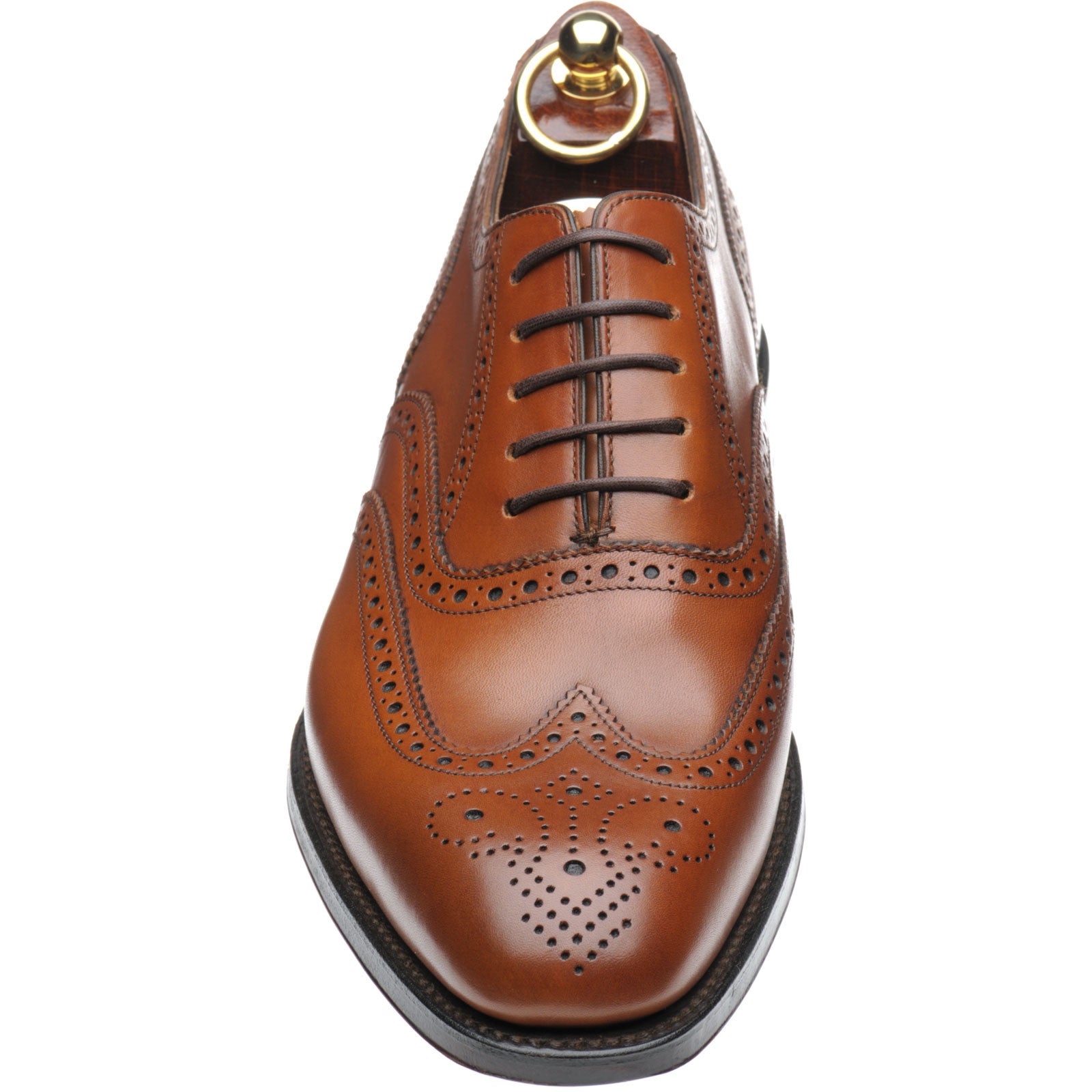 Product image for Loake Buckingham mens brogues in brown calf