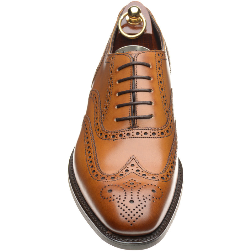 Product image for Loake Buckingham Rubber mens rubber-soled Oxfords in tan calf (second)