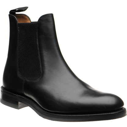 Product image for Loake Buscot mens rubber-soled Chelsea boots in black calf (second)