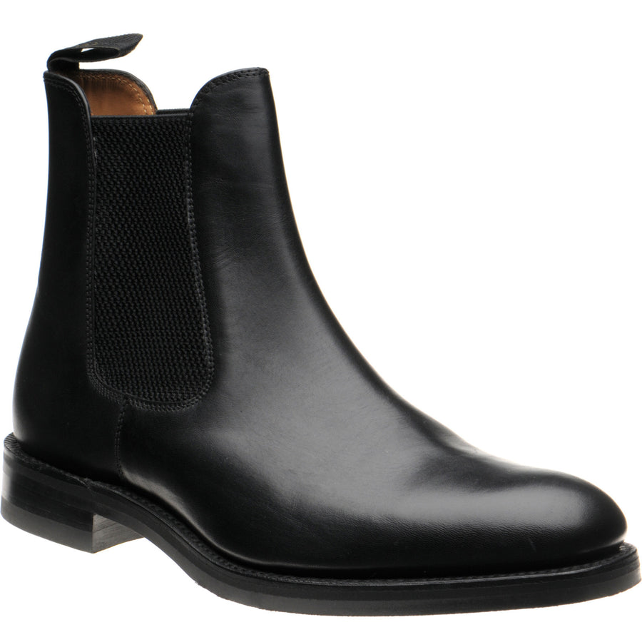 Product image for Loake Buscot mens rubber-soled Chelsea boots in black calf (second)