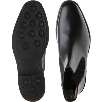 Product image for Loake Buscot mens rubber-soled Chelsea boots in black calf (second)