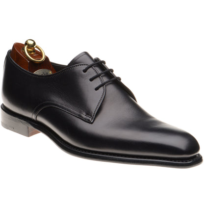 Product image for Loake Capel mens hybrid-soled Derby shoes in black calf (second)