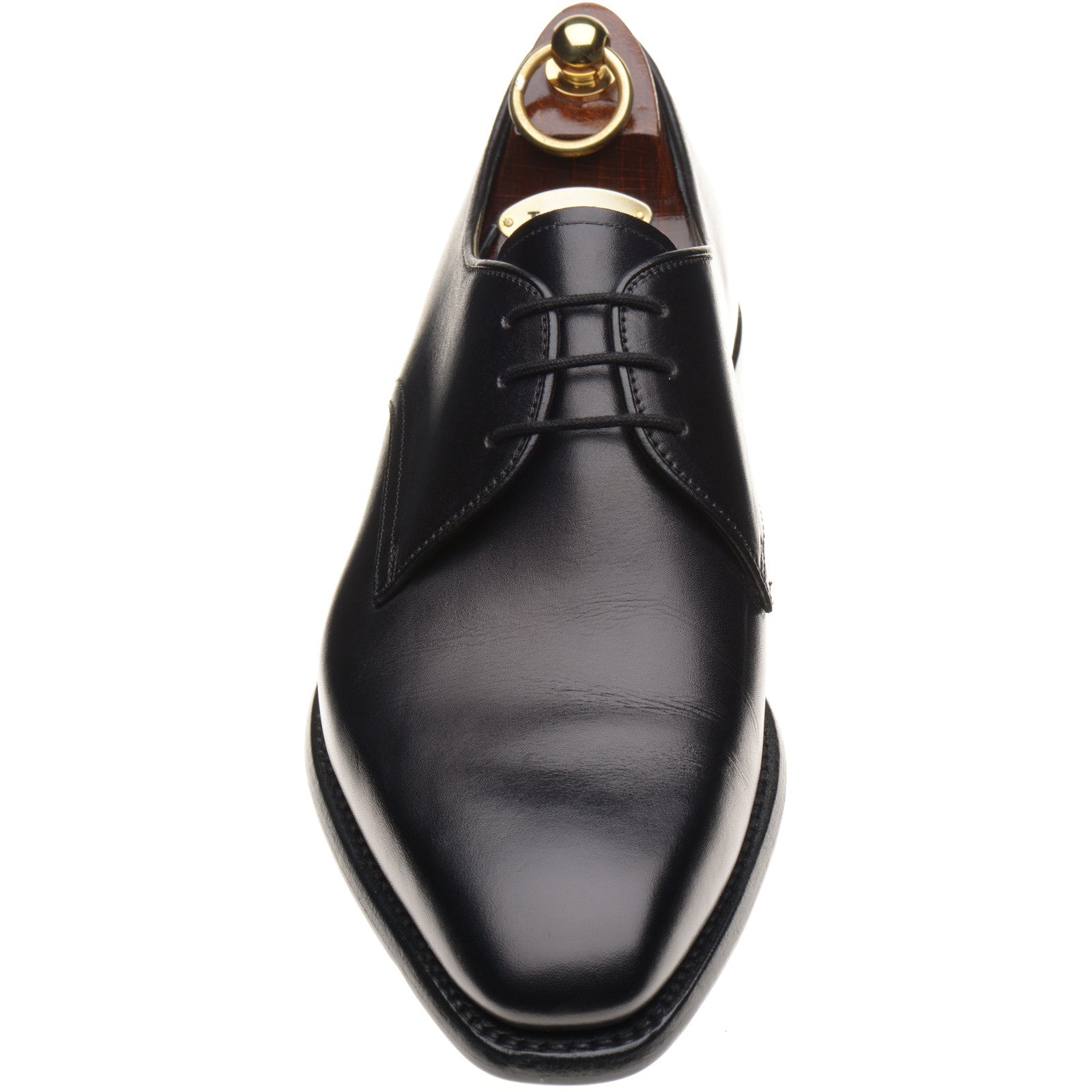 Product image for Loake Capel mens hybrid-soled Derby shoes in black calf (second)