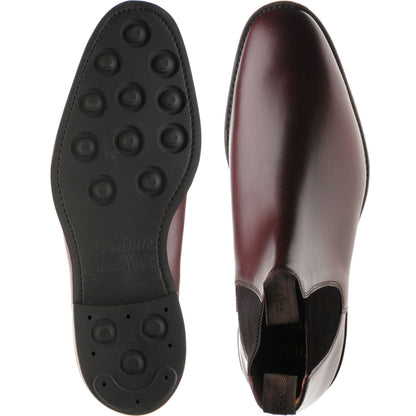 Product image for Loake Chatsworth (Rubber) mens rubber-soled Chelsea boots in burgundy waxed (second)