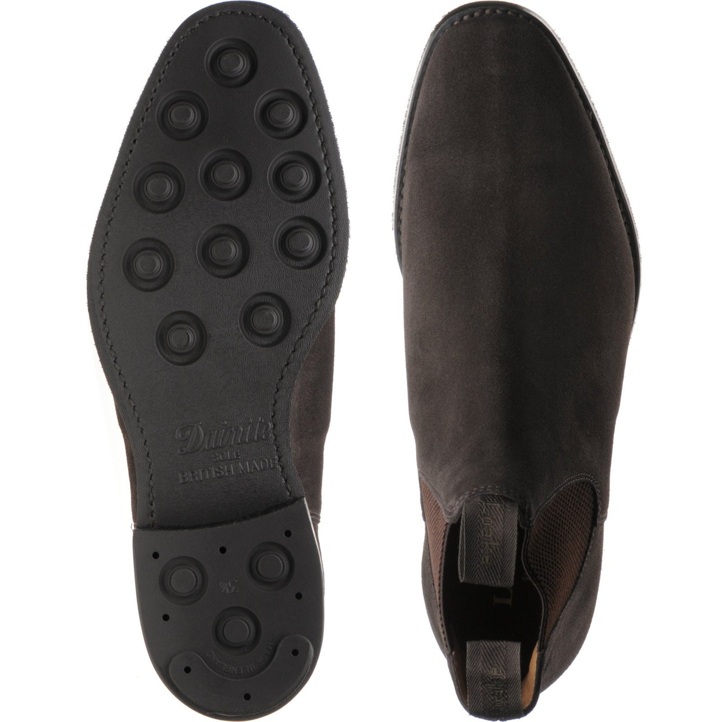 Product image for Loake Chatsworth (Rubber) in dark brown suede