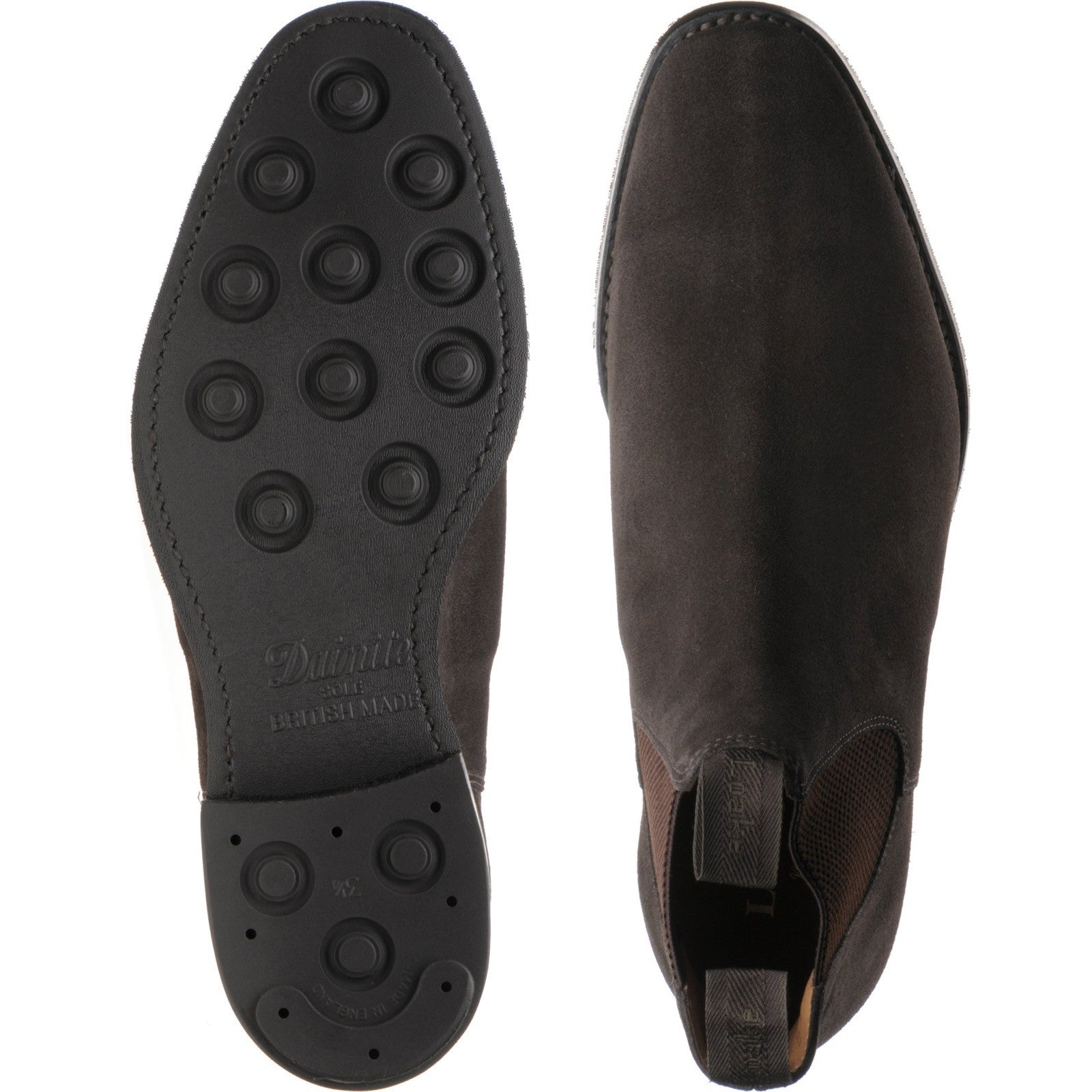 Product image for Loake Chatsworth (Rubber) in dark brown suede