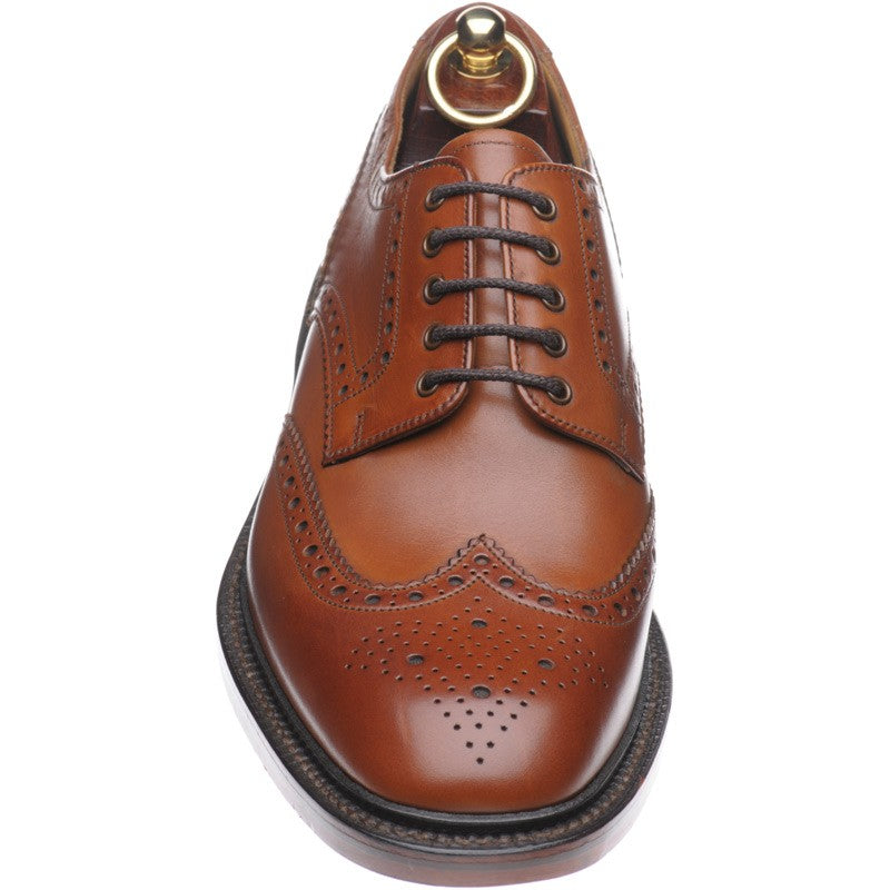 Product image for Loake Chester mens brogues in mahogany calf