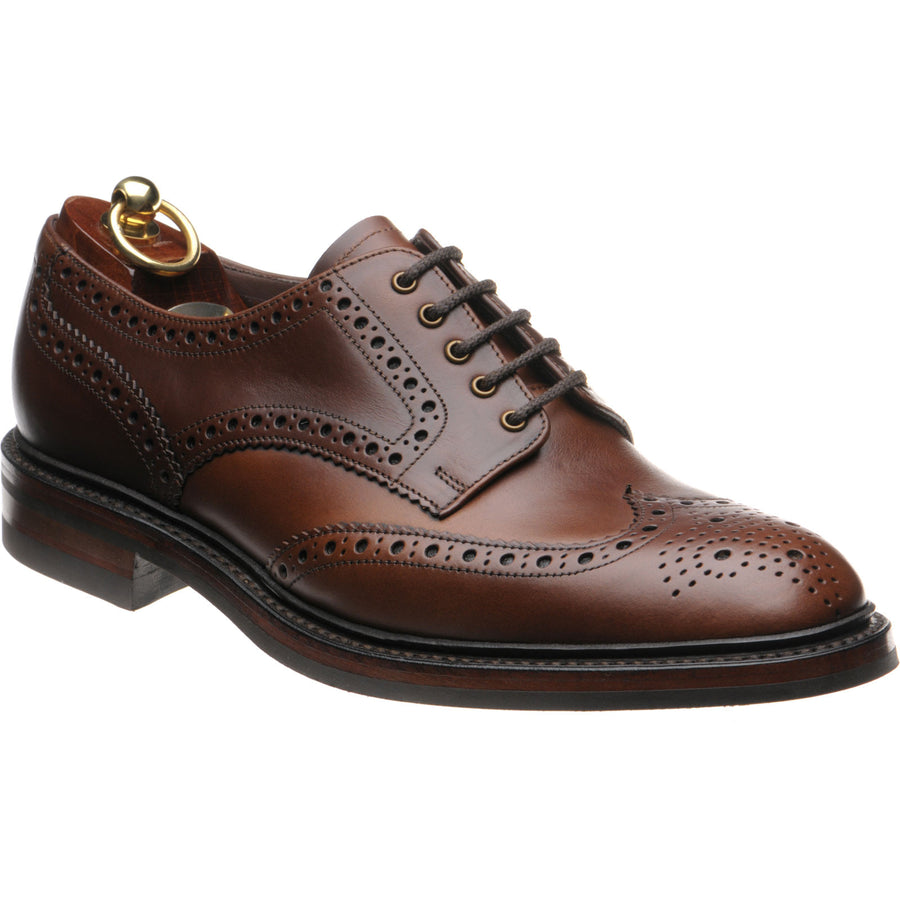 Product image for Loake Chester (Rubber) mens rubber-soled brogues in brown chromexcel leather (second)