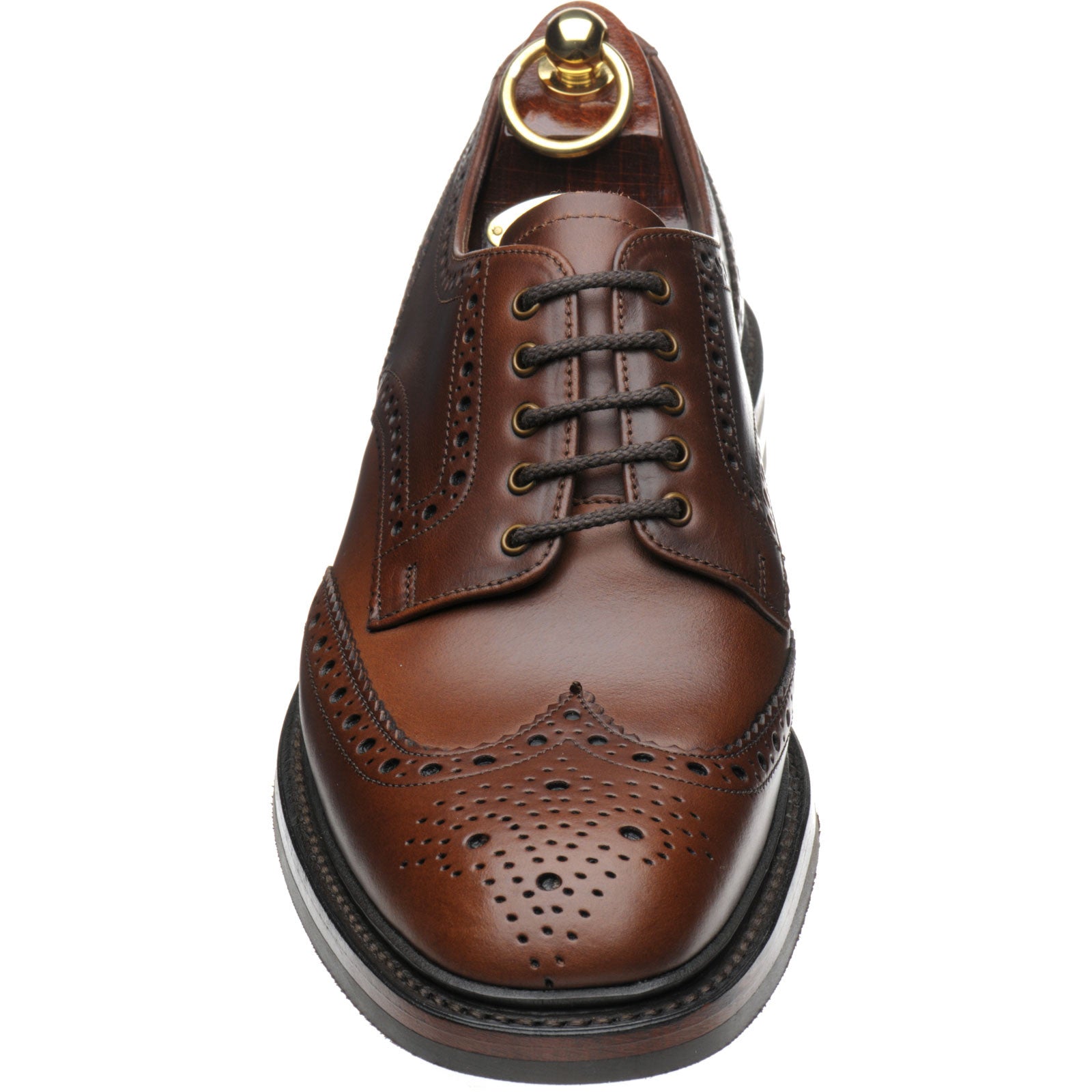 Product image for Loake Chester (Rubber) mens rubber-soled brogues in brown chromexcel leather (second)